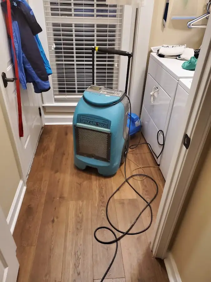 Commercial dehumidifier deployed for Flood Damage Cleanup in Ashtabula