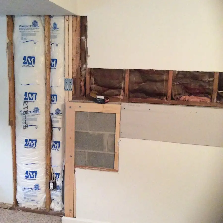 Wall insulation replacement during Odor Removal & Deodorization in Ashtabula